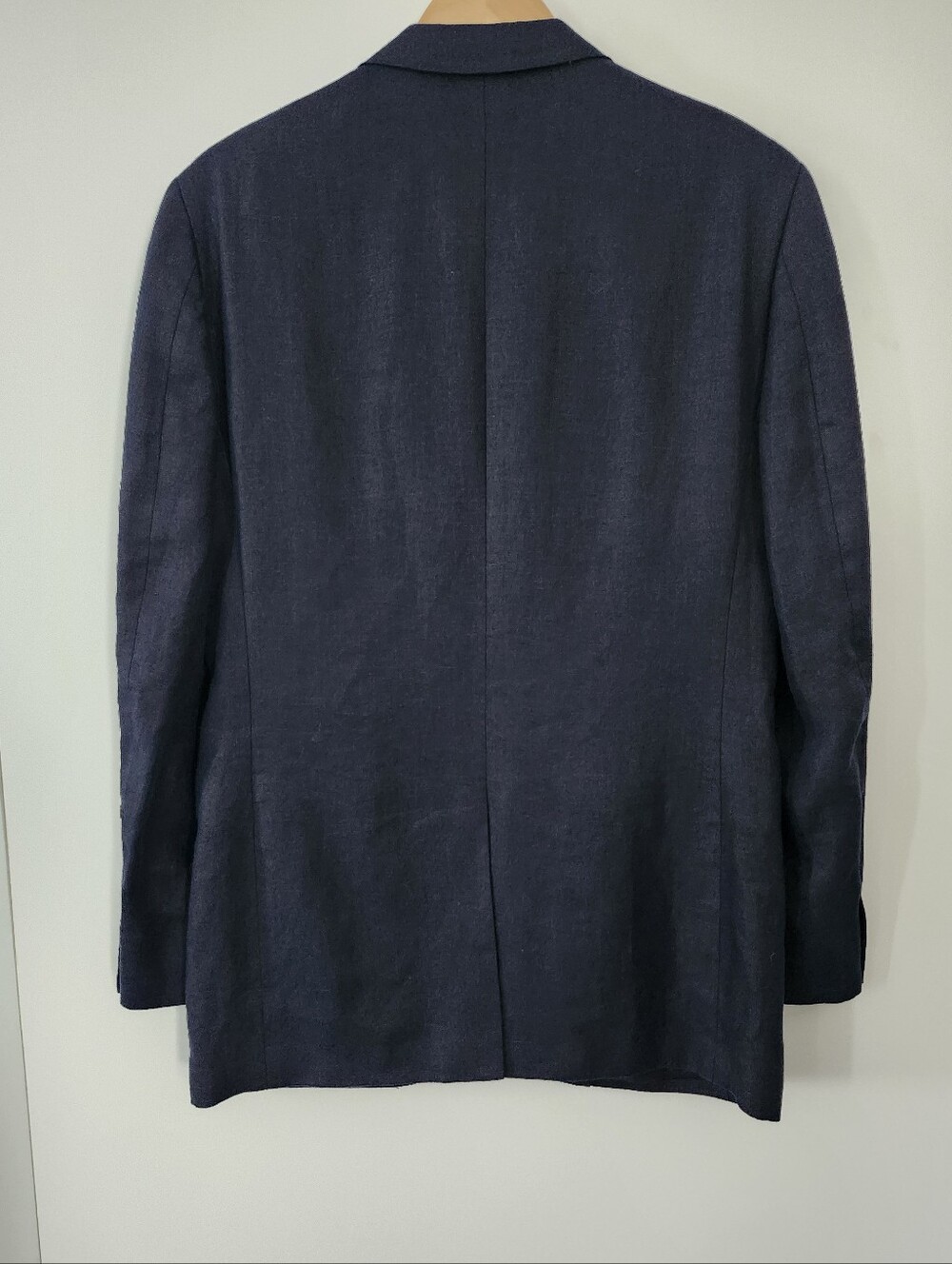 J.  CREW Ludlow Men's 40L Navy Blue Linen Suit Jacket Slim Fit | Smart‎ Casual - Picture 4 of 9
